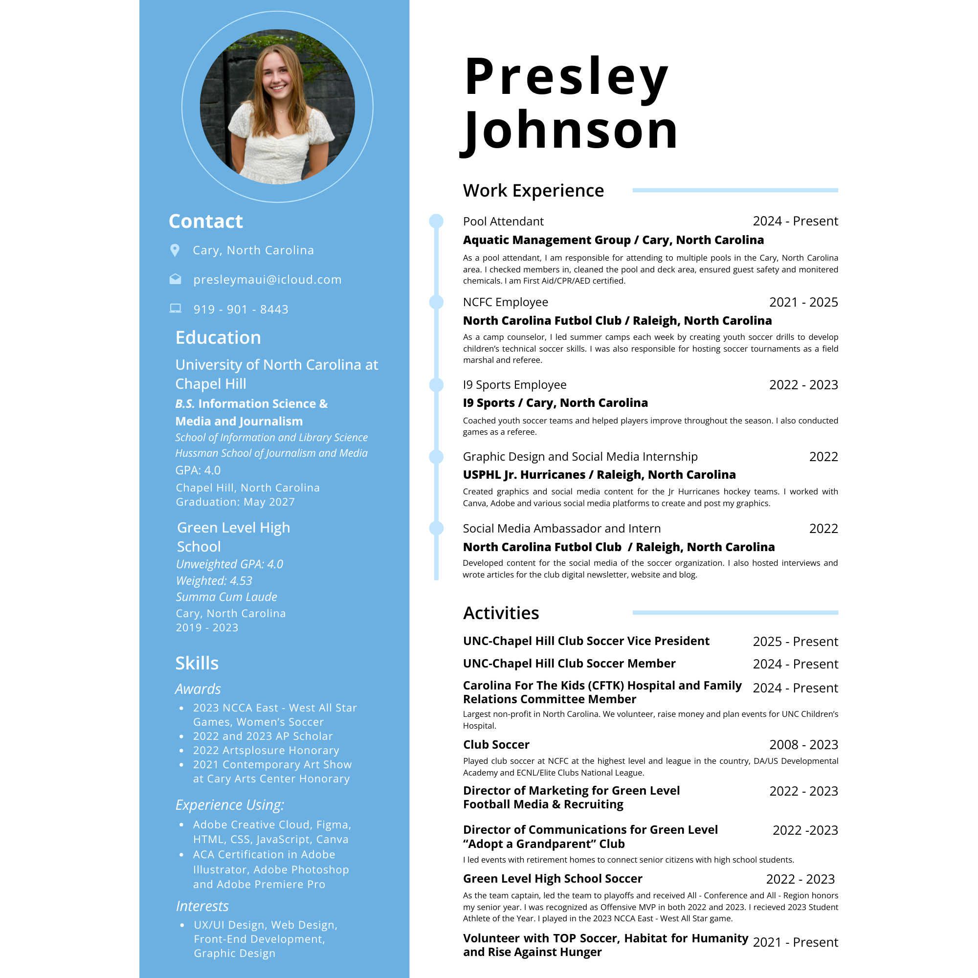 Presley Johnson's resume