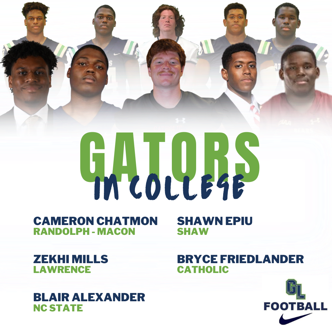 My social media design for where football players were going to college.
