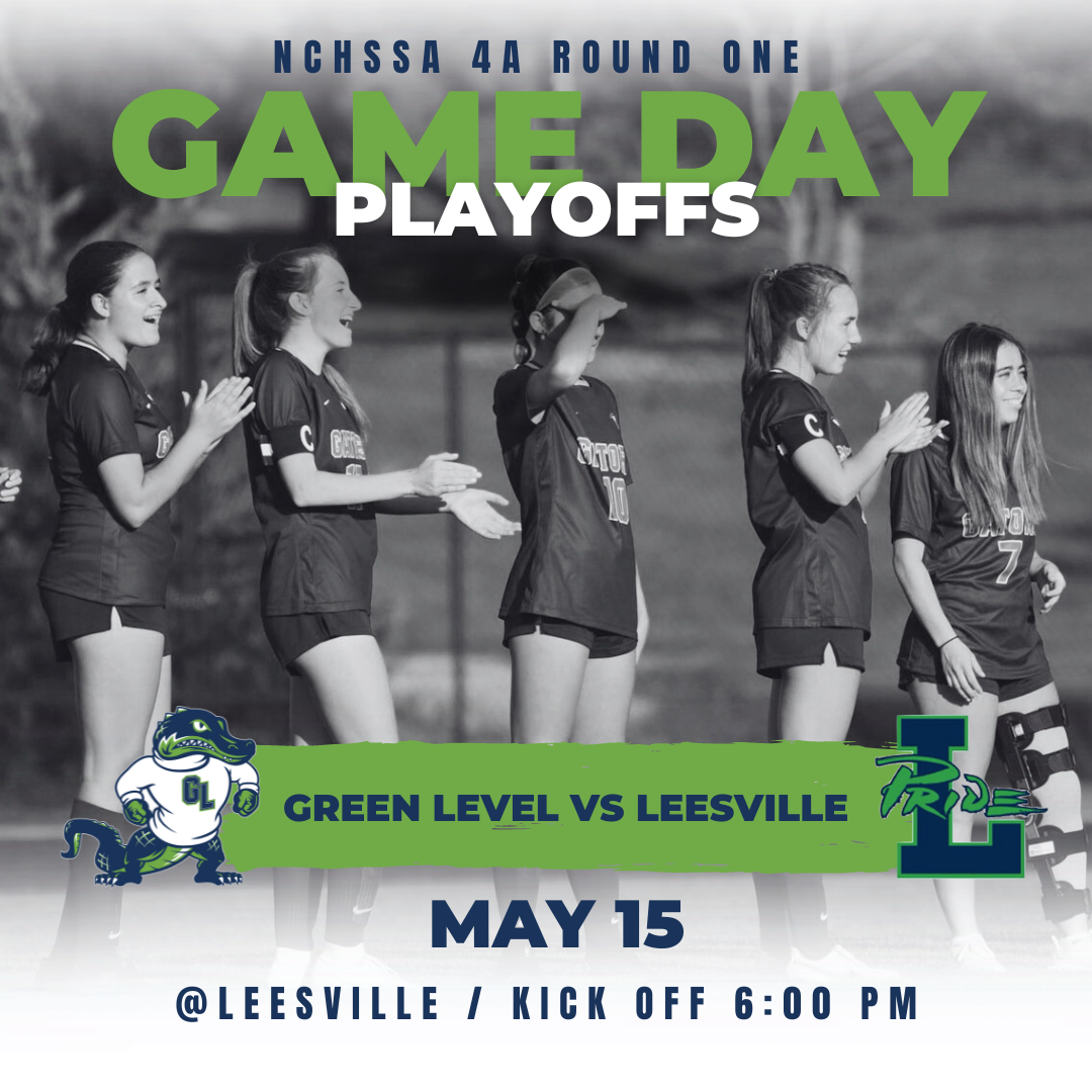Soccer playoffs gameday graphic.