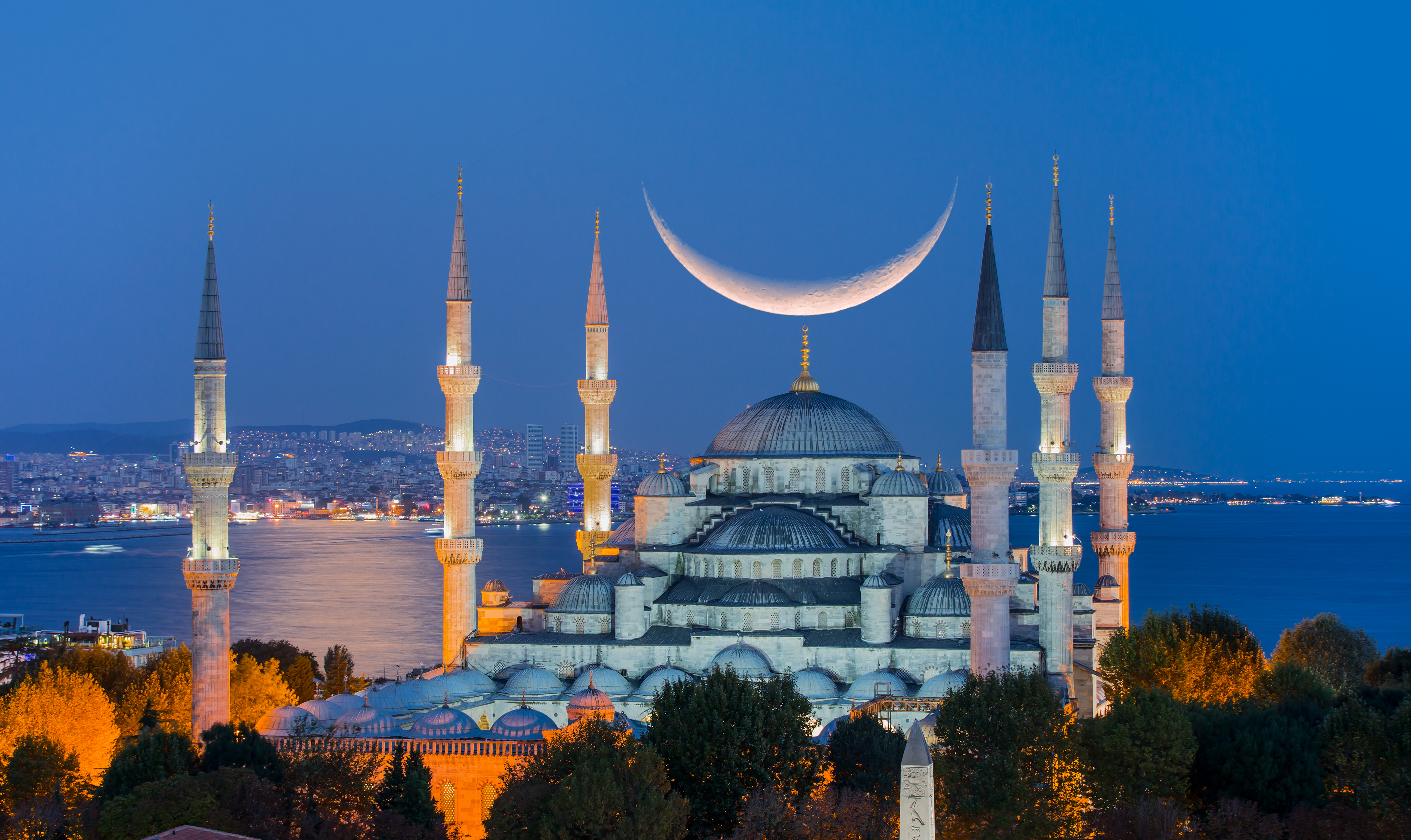The Blue Mosque in Istanbul.